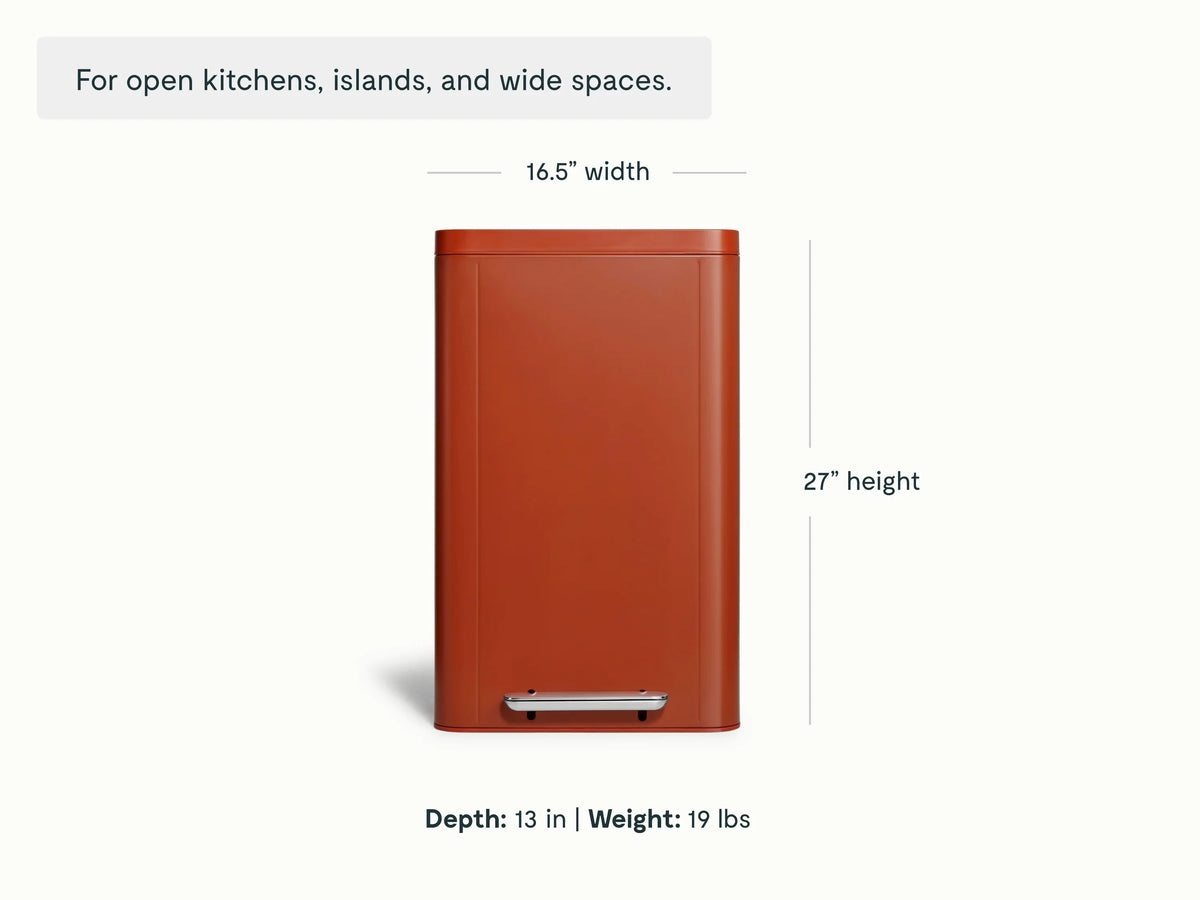 45L Rectangular Step Trash Can